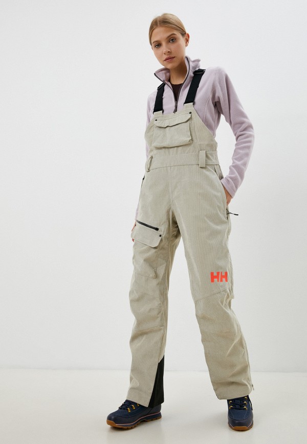 

Брюки горнолыжные Helly Hansen, Бежевый, W POWDERQUEEN BIB PANT