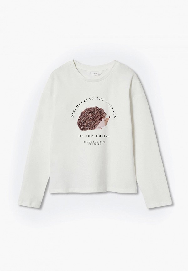 

Лонгслив Mango Kids, Белый, ERIZO