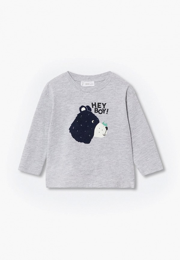 

Лонгслив Mango Kids, Серый, HEY
