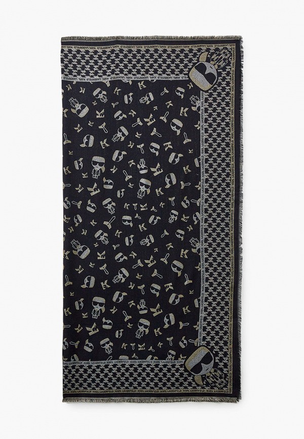 

Платок Karl Lagerfeld, Черный, reversible