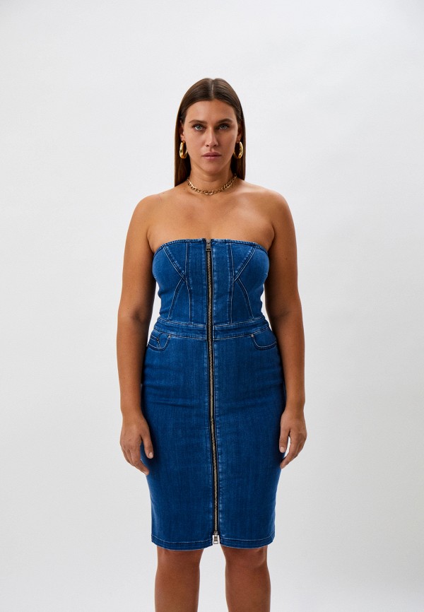 

Платье джинсовое Karl Lagerfeld Denim, Синий