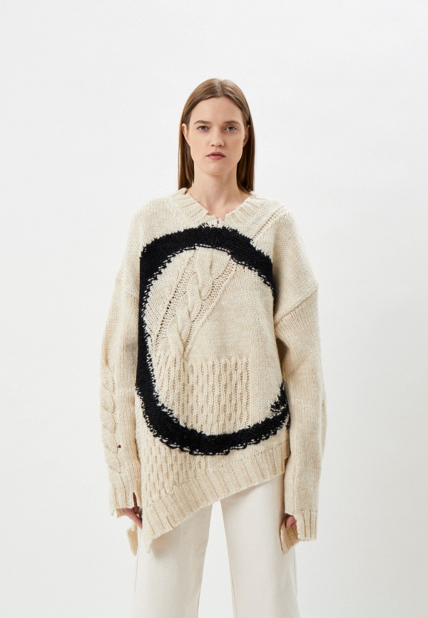 

Пуловер MM6 Maison Margiela, Бежевый