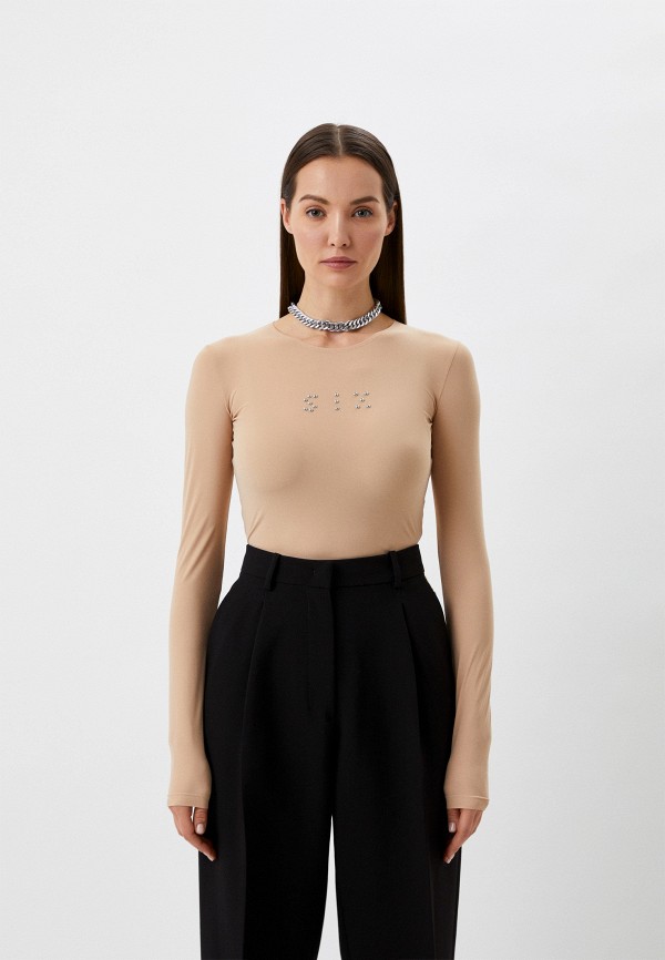 

Боди MM6 Maison Margiela, Бежевый