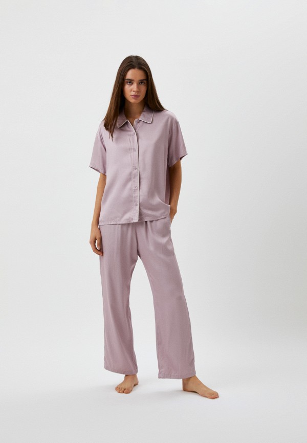 

Пижама UNIQLO, Розовый, из сатина