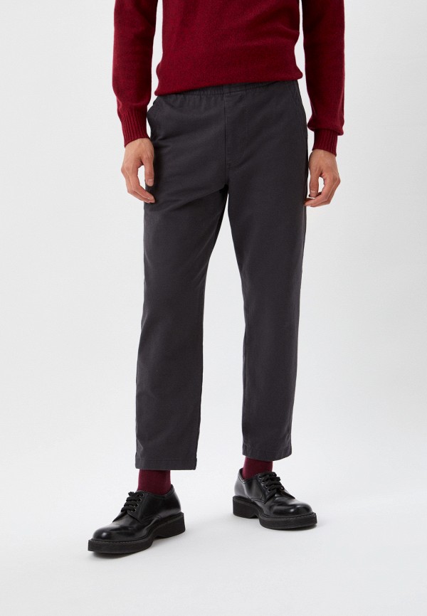 

Брюки UNIQLO, Серый, из ткани джерси