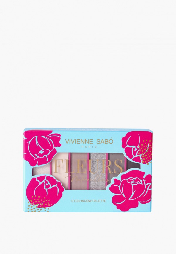 

Палетка для глаз Vivienne Sabo, Разноцветный, Fleurs naturelles, тон 04, 5 г