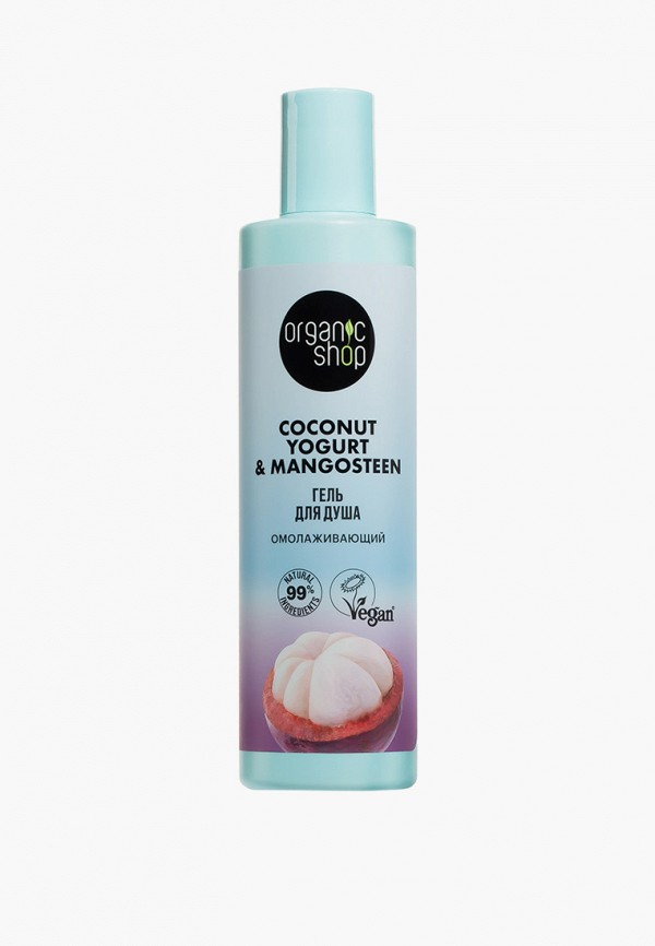 

Гель для душа Organic Shop, Прозрачный, омолаживающий