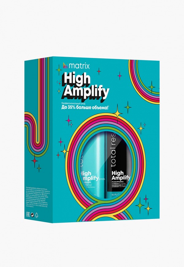 

Набор для ухода за волосами Matrix, Прозрачный, High Amplify для экстраобъема, Шампунь 300 мл и Кондиционер 300 мл