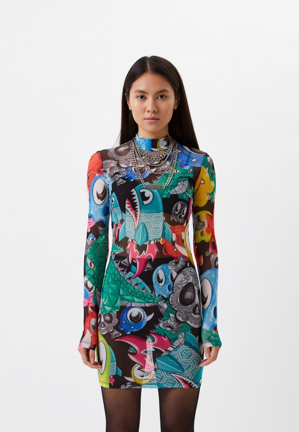 

Платье Philipp Plein, Разноцветный, LIL’MON$TER$ GANG CAPSULE