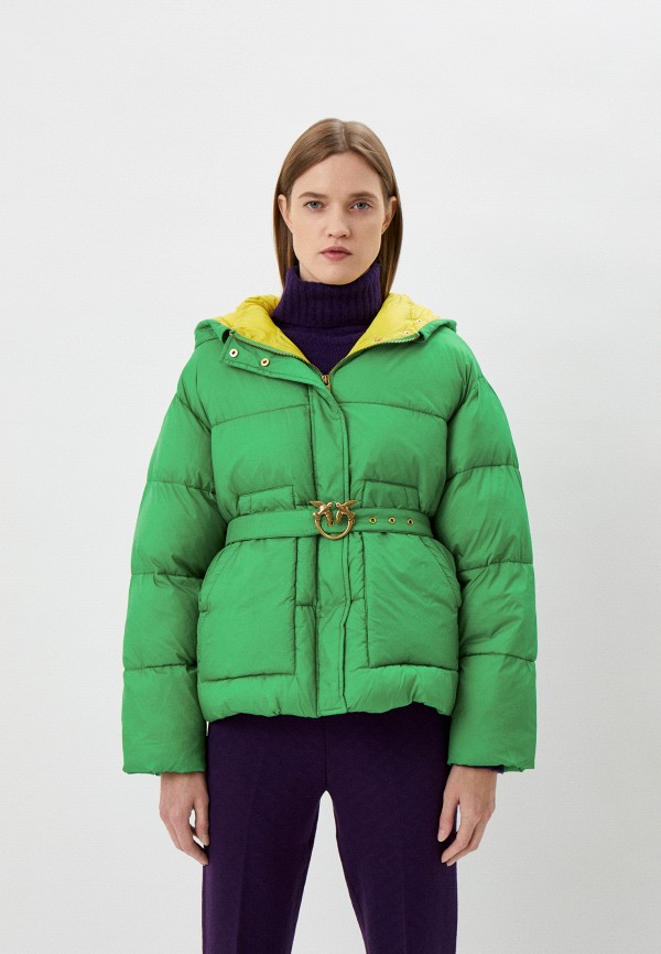 Куртка утепленная Pinko зеленого цвета