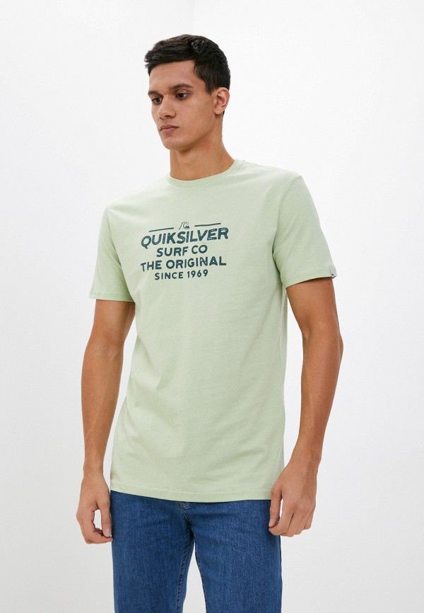 

Футболка Quiksilver, Зеленый, FEEDINGLINE M TEES BJN0