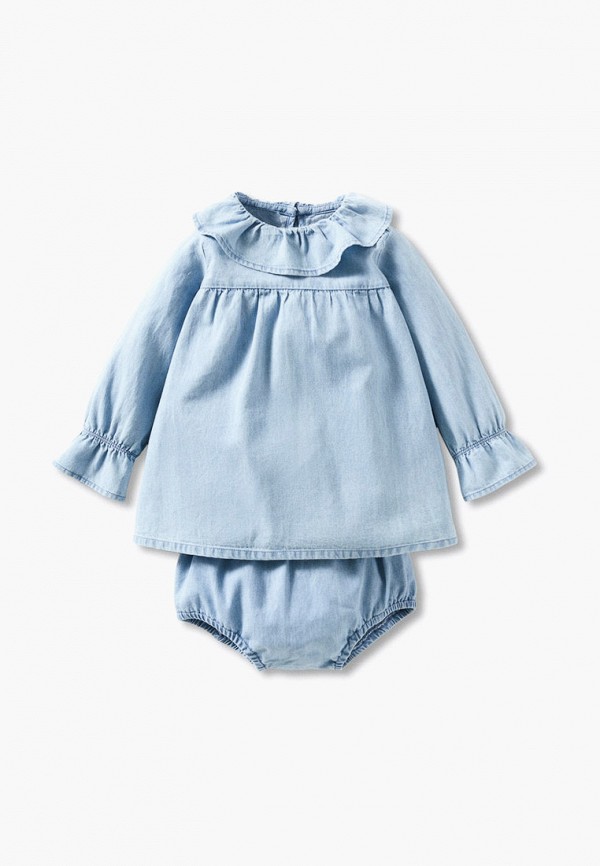 

Платье Mango Kids, Голубой, JANENB
