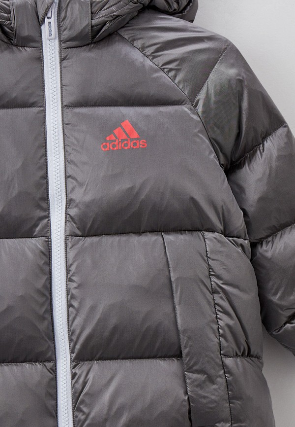Пуховик adidas серый, размер 140, фото 3