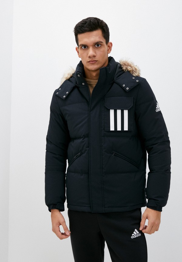 

Пуховик adidas, Черный, DOWN PUFFA 3STR