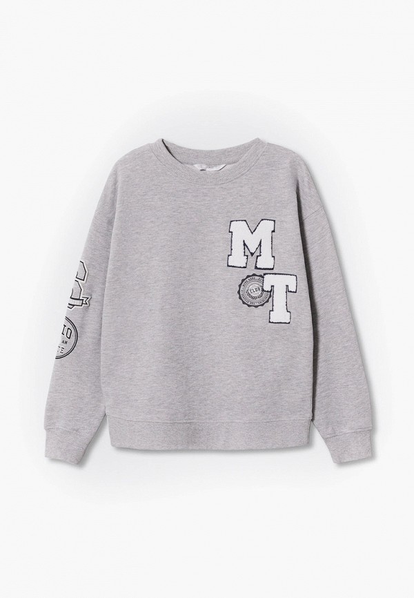 

Свитшот Mango Kids, Серый, MULTI