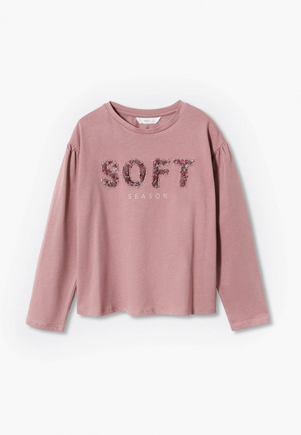 

Лонгслив Mango Kids, Розовый, SOFTY