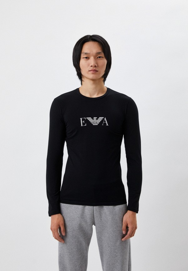 

Лонгслив домашний Emporio Armani, Черный