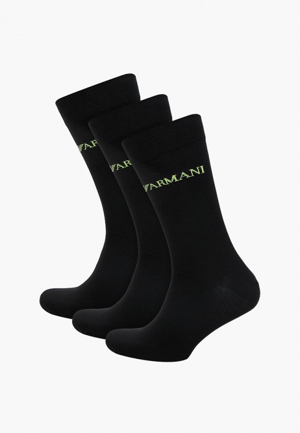 

Носки 3 пары Emporio Armani, Черный