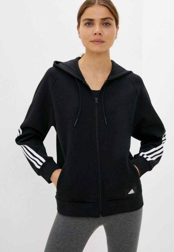 

Толстовка adidas, Черный, W FI 3S FZ REG