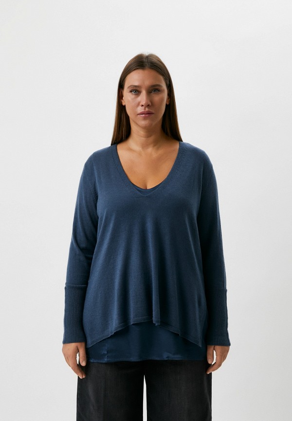 Пуловер и топ Elena Miro синего цвета
