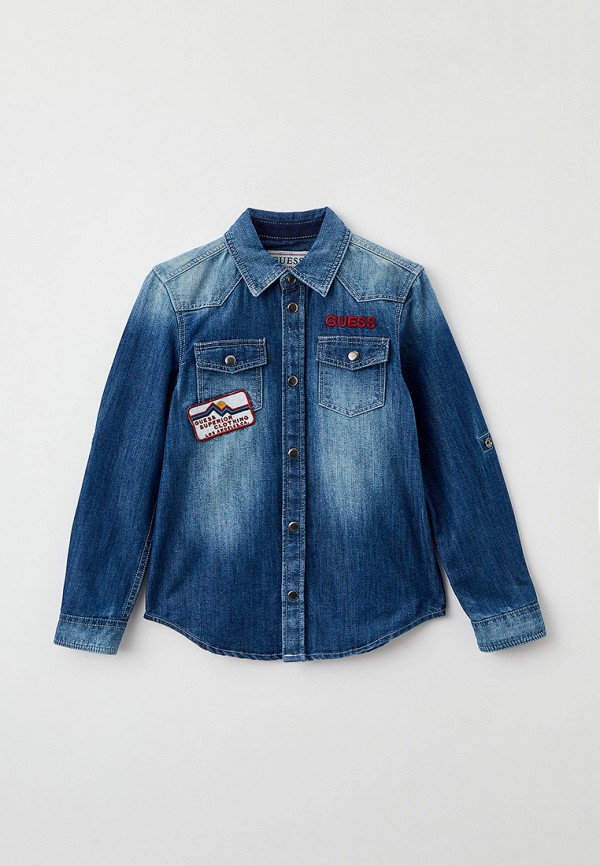 

Рубашка джинсовая Guess, Синий