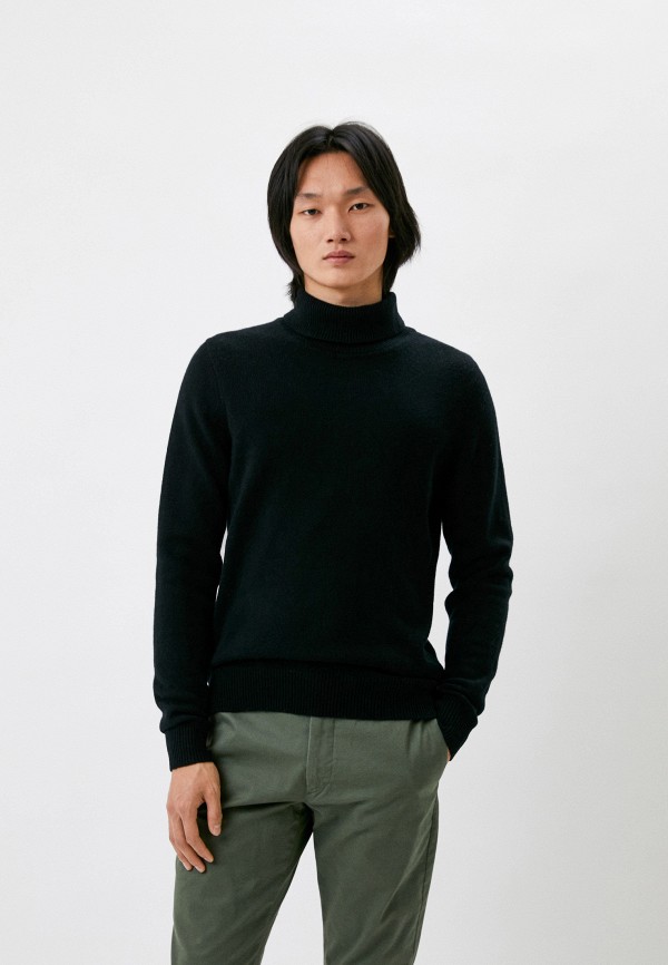 

Водолазка UNIQLO, Черный, из овечьей шерсти класса премиум