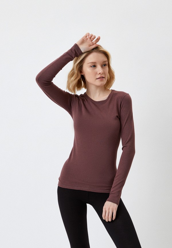 

Лонгслив UNIQLO, Коричневый, HEATTECH УЛЬТРАТЕПЛЫЙ