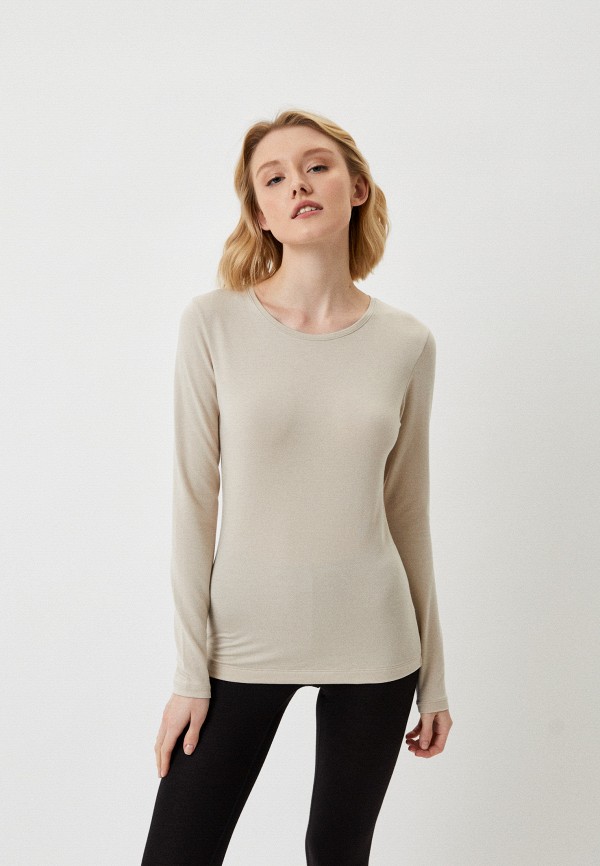 

Джемпер UNIQLO, Бежевый, HEATTECH С ХЛОПКОМ