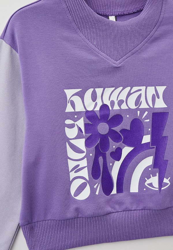 Свитшот Nota Bene фиолетовый, размер 164, фото 3