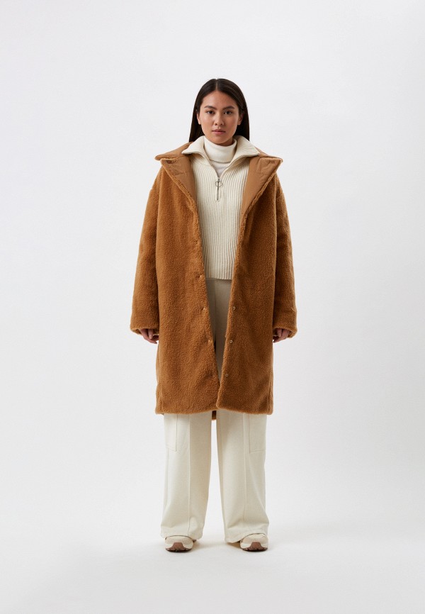 

Шуба Patrizia Pepe, Коричневый, REVERSIBLE