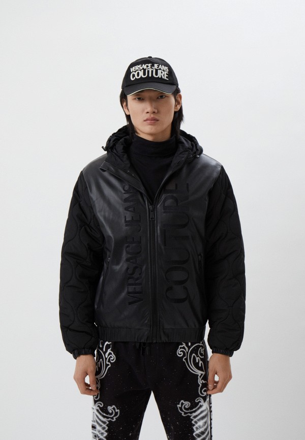 

Куртка кожаная Versace Jeans Couture, Черный