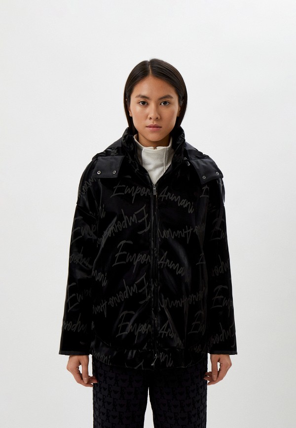 

Куртка кожаная Emporio Armani, Черный