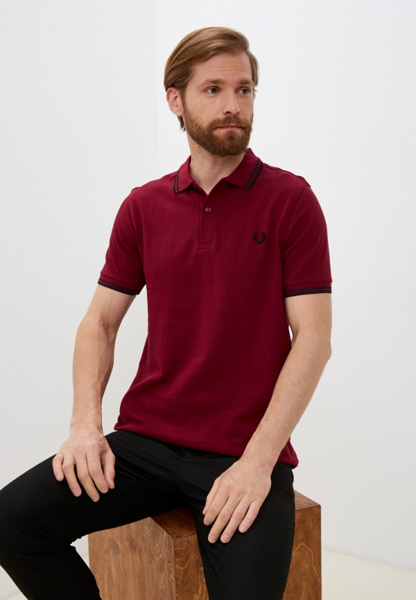 

Поло Fred Perry, Бордовый