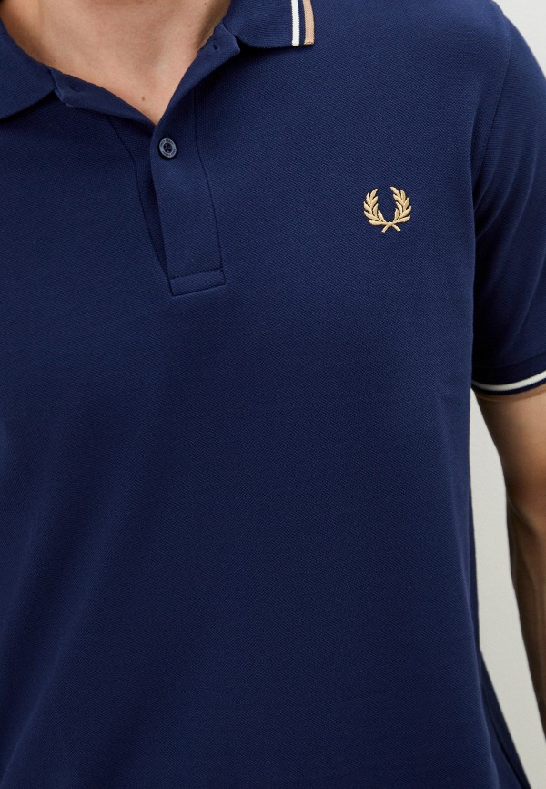 Поло Fred Perry синий, размер 52, фото 3
