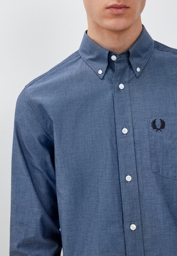 Рубашка Fred Perry синий, размер 44, фото 4