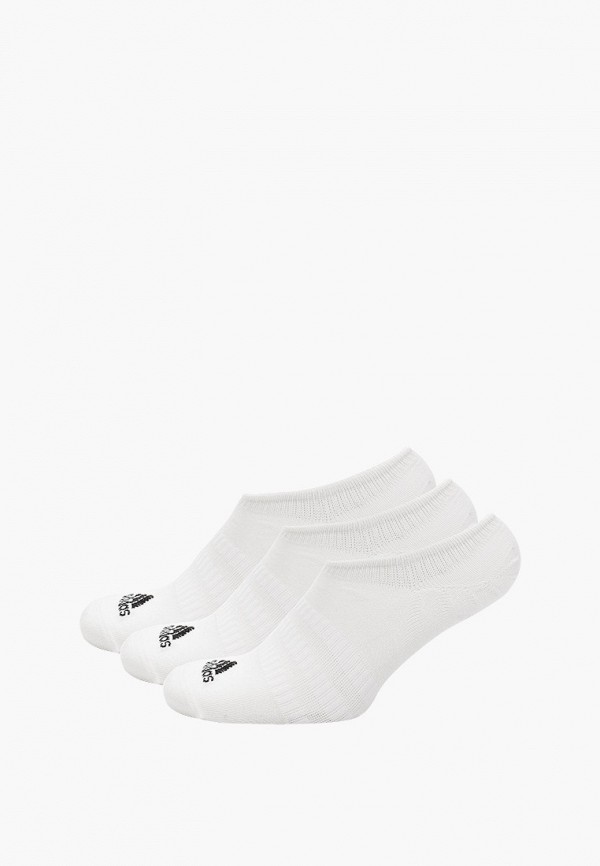 Носки 3 пары adidas белый, размер 43, фото 1