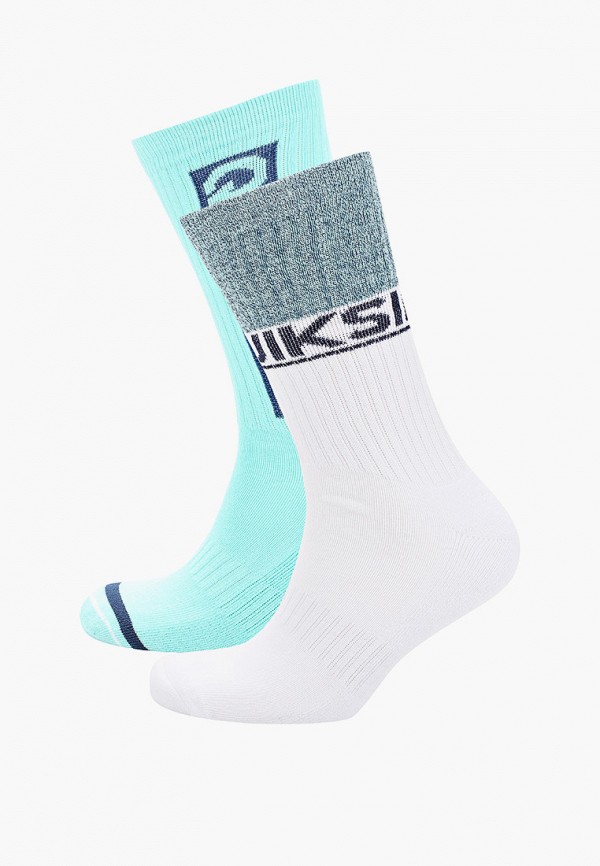 

Носки 2 пары Quiksilver, Разноцветный, QUIK 2PK CREW B M SOCK BEK0