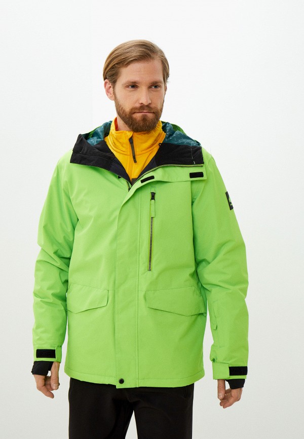 

Куртка сноубордическая Quiksilver, Зеленый, MISSION SOLI JK M SNJT GKJ0
