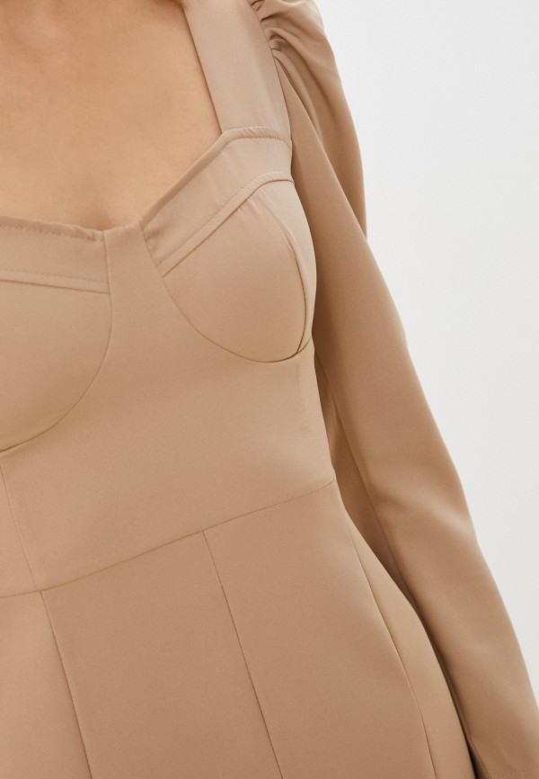 Платье Icehot бежевый, размер 44, фото 4