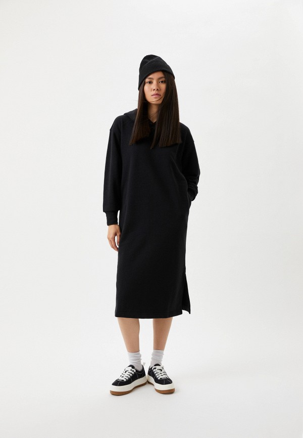 

Платье UNIQLO, Черный, с капюшоном