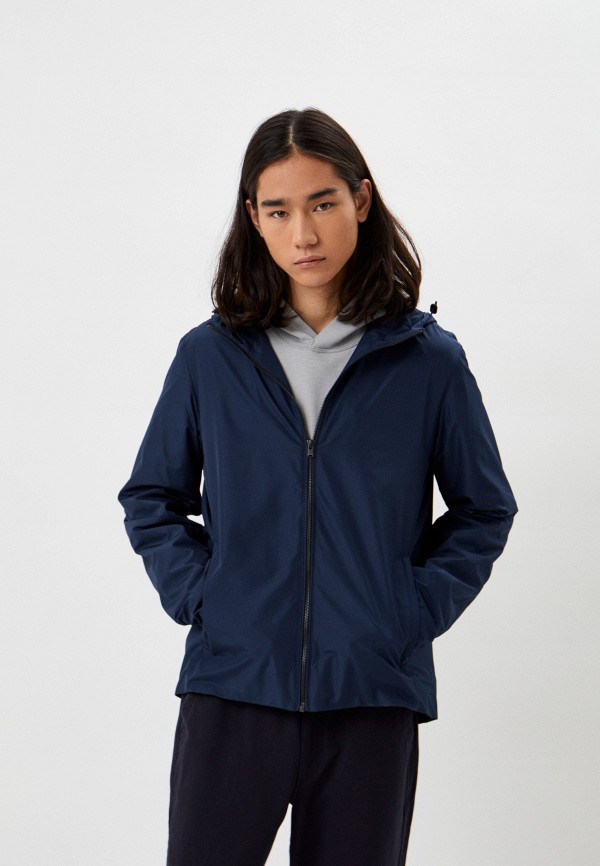 

Куртка UNIQLO, Синий, с капюшоном