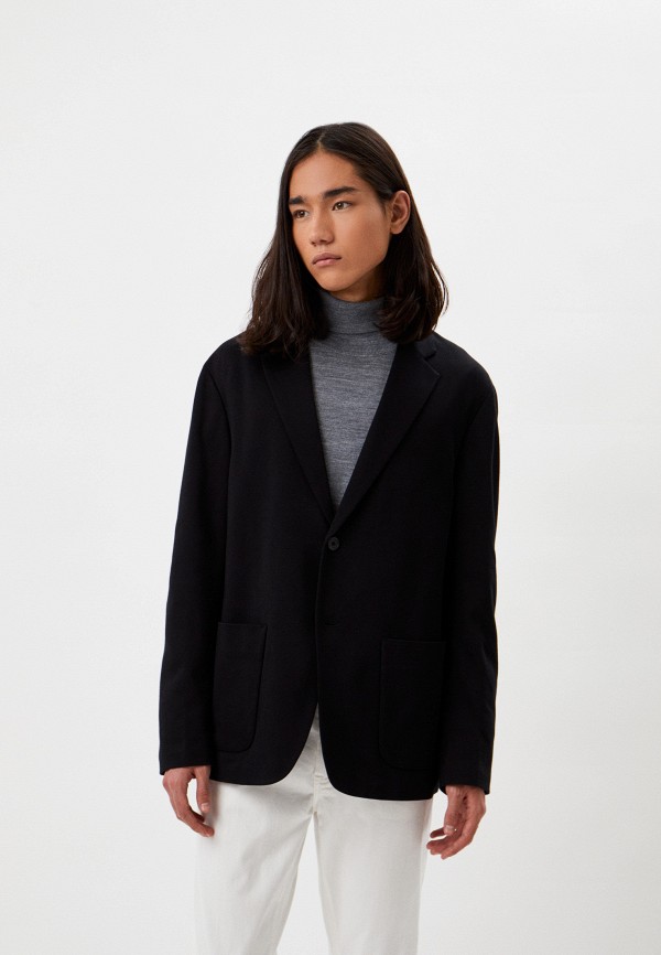 

Пиджак UNIQLO, Черный, из ткани джерси