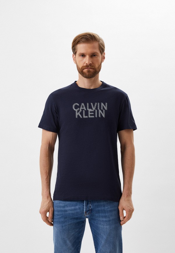 

Футболка Calvin Klein, Синий, Navy