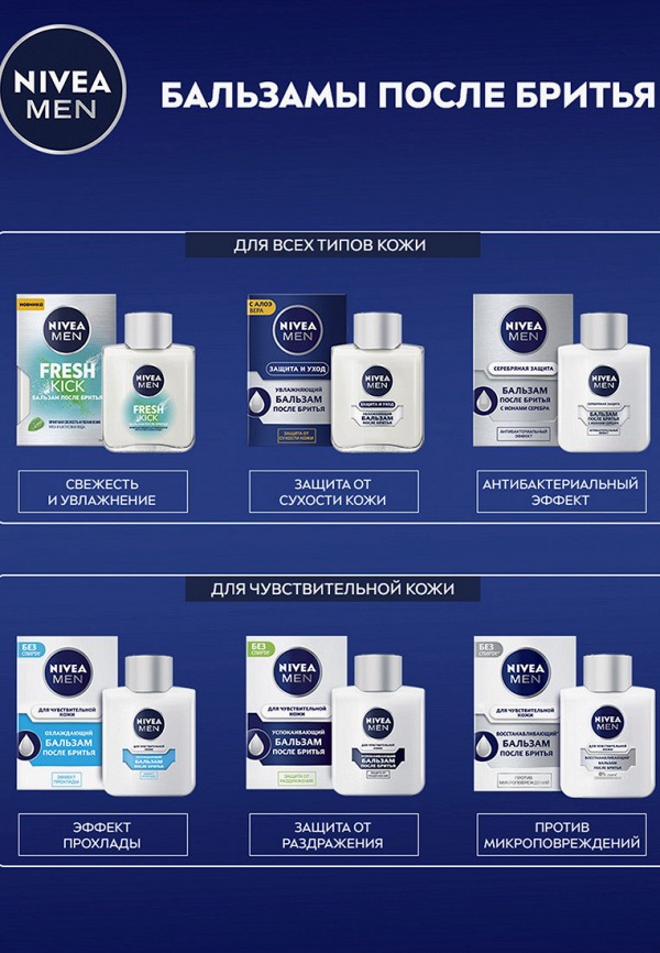 фото Бальзам после бритья nivea men