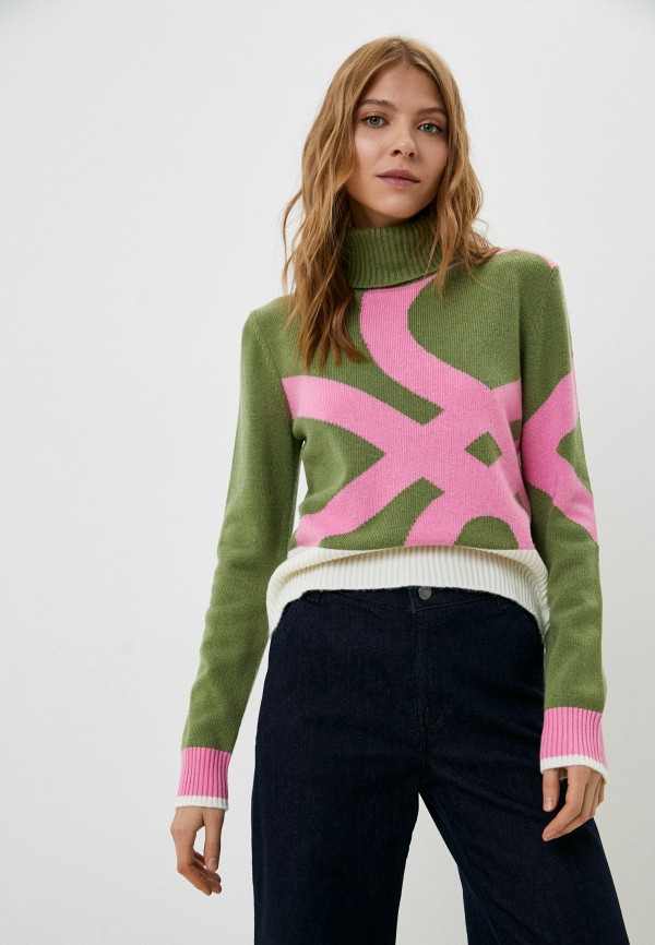 

Свитер United Colors of Benetton, Зеленый, BENETTON x PANTONE