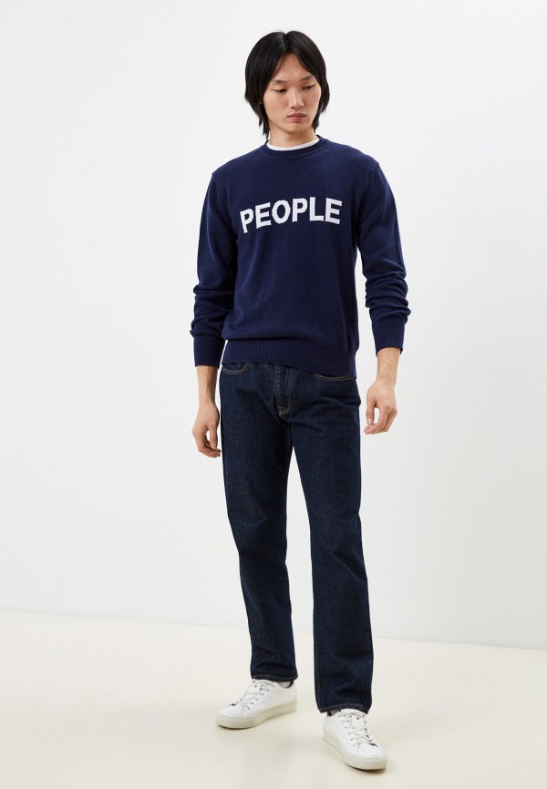 Джемпер United Colors of Benetton синий, размер 46, фото 2