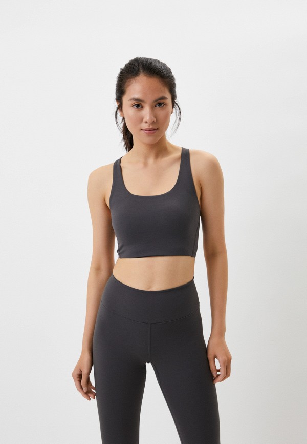 

Бюстгальтер UNIQLO, Серый, без косточек (Active)
