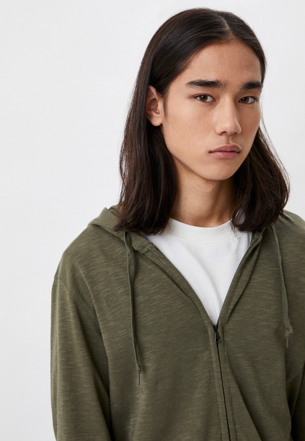 Толстовка UNIQLO зеленый, размер 46, фото 4