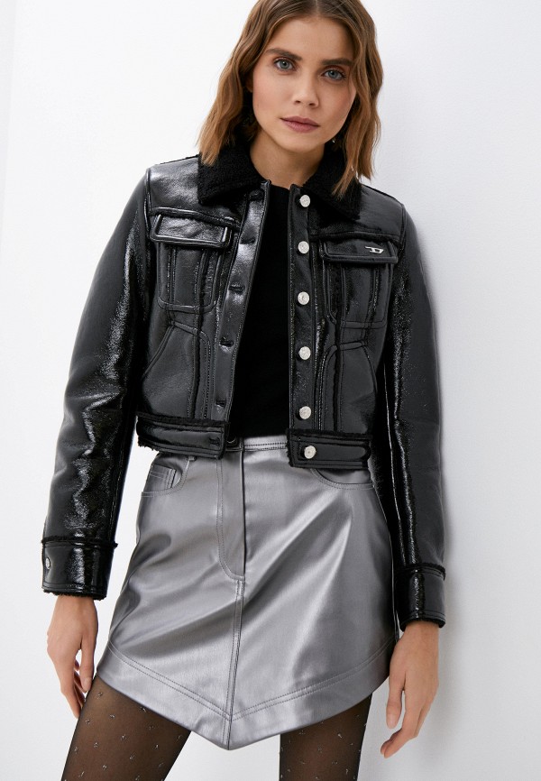 

Куртка кожаная Diesel, Черный