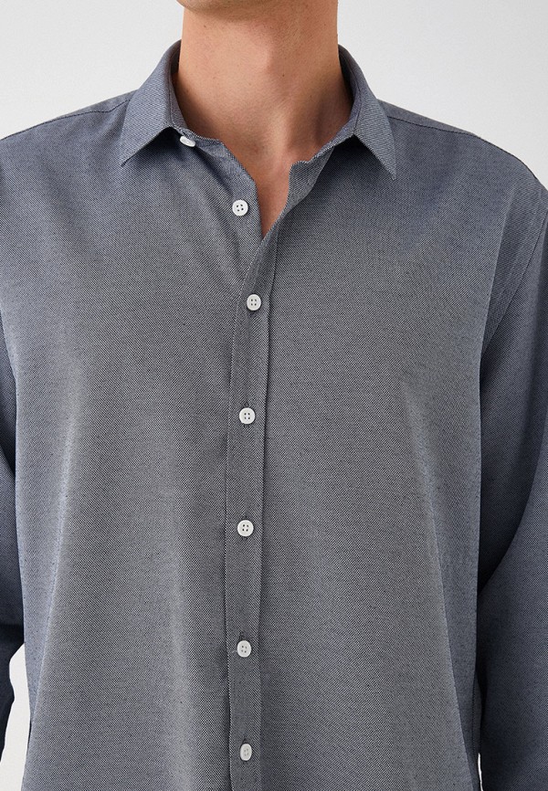 Рубашка Koton серый, размер 48, фото 3